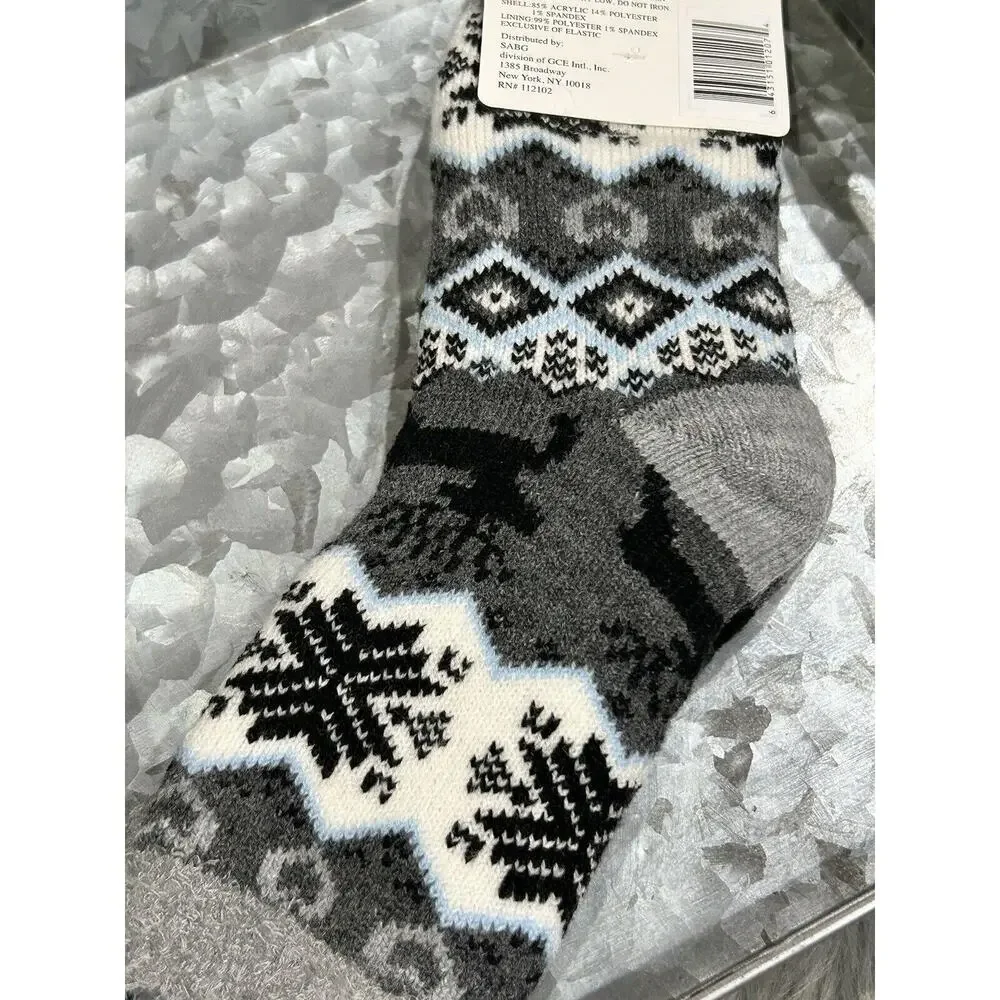 Yuletide Brand Festive Holiday Cozy‎ Crew Socks Shoe Size 5-10
